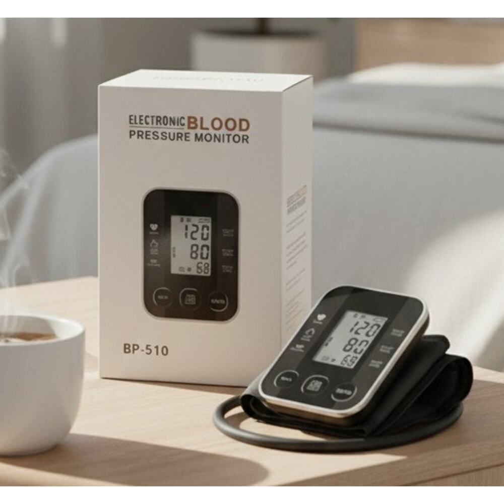 Electronic Blood Pressure Monitor BP-510 With Easy Shuttle and Voice Broadcast